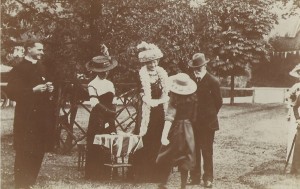 2nd of 5 photos of Admiral Sir Earnest and Lady Rice hosting a Grand Bazaar and garden Fete on 30th July 1914 in aid if the St.Andrews Hall Fund