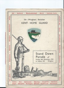 Kent Home Guard Booklet [front cover]