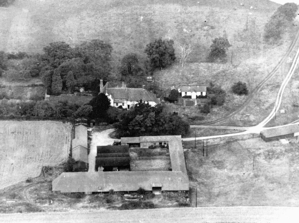 West Court Farmhouse, outbuildings and bungalow 1950s-1960s (photo courtesy of JCW)